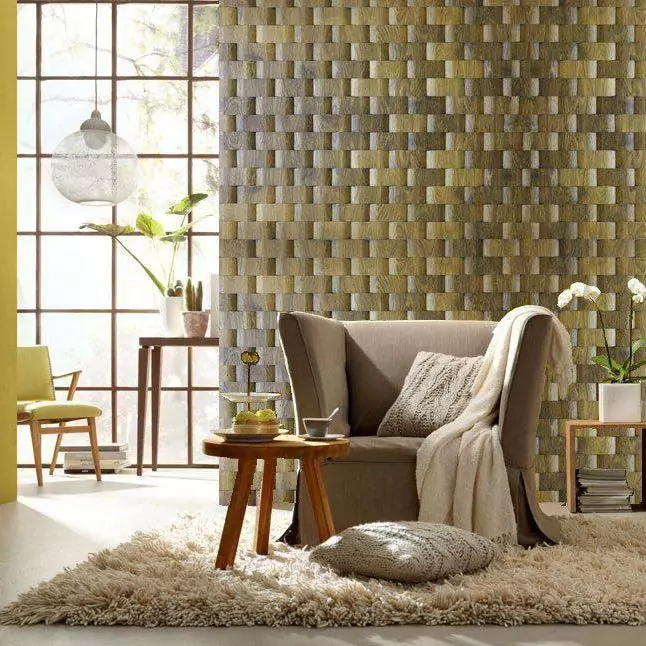 Мозаика и 3D панели из дерева Assa 1001 Плетенка Табачная (12-011-00001)