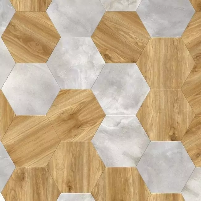 Виниловый ламинат Moods Big Hexagon 261 (10-010-03225)