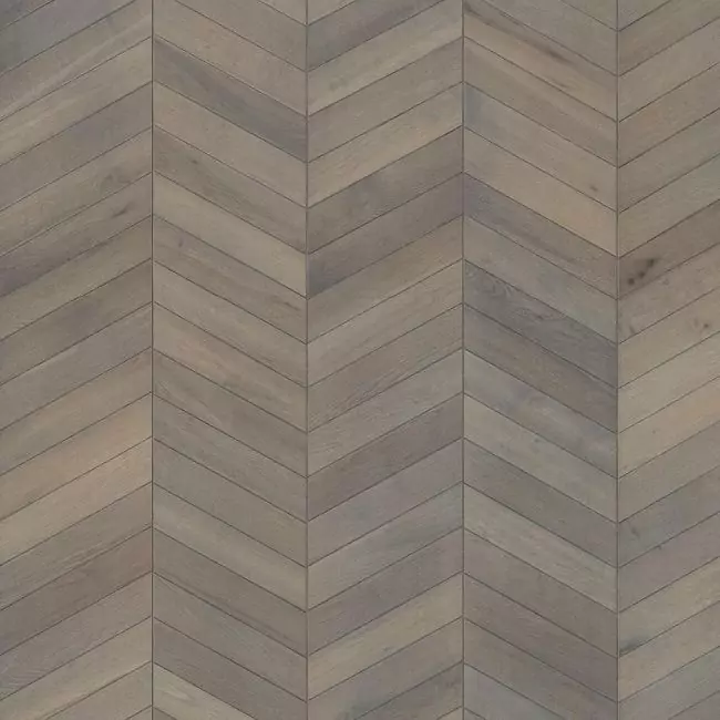 Паркет Ёлка Id Шеврон Дуб Шеврон Серый (151XADEKWKKW180)