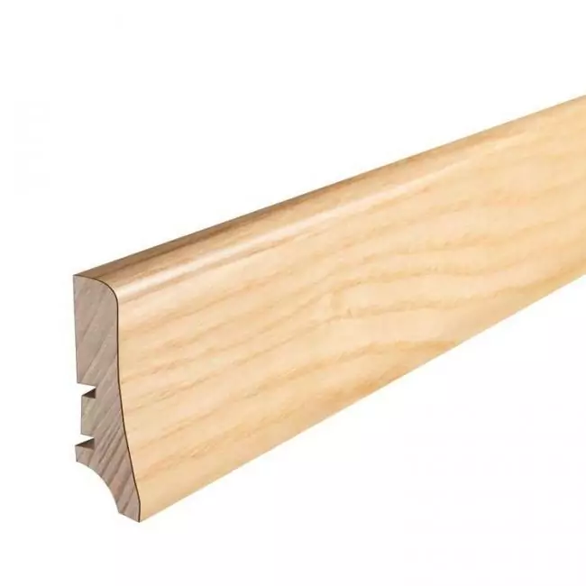 Плинтус напольный  Ясень 20х58мм (LIS-JES-LAK-220-058-P20)