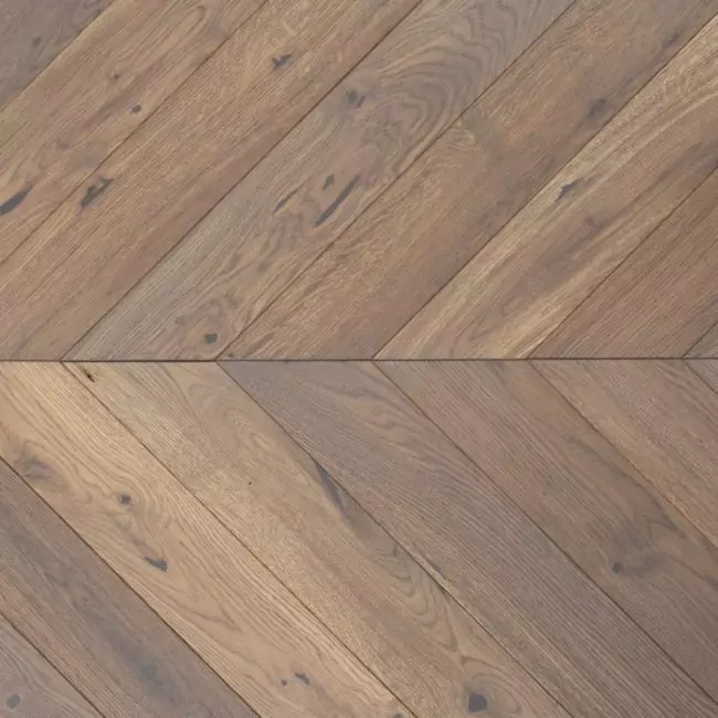 Паркет Ёлка  Дуб Серый Винтаж Елка 120мм Рустик (41-002-10076)