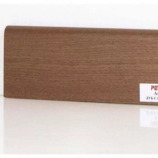 Плинтус напольный  Дуб Сан-антонио Шпонированный Прямой 70х15 (10-100-00750)