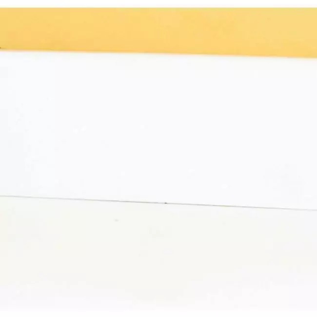 Плинтус напольный  Белый Гладкий Шпонированный Прямой 70х15 (10-100-00727)