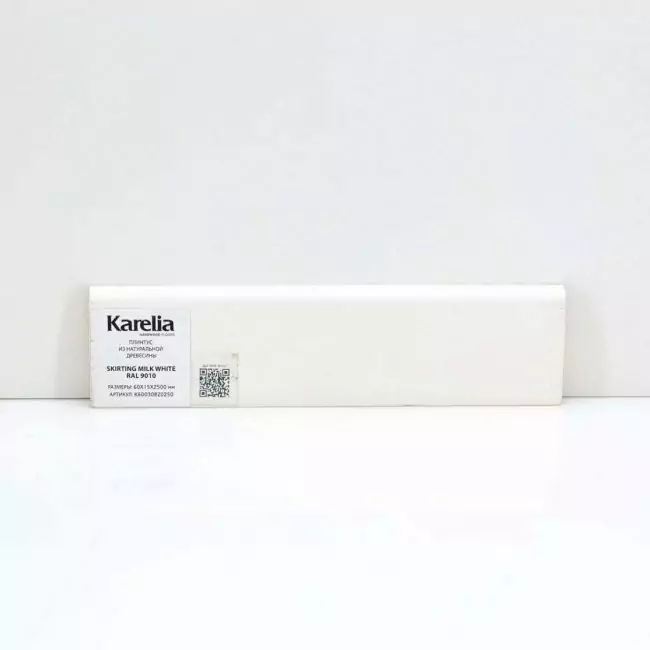 Плинтус напольный  Дуб Milk White Ral9010 (10-010-01452)