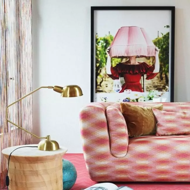 Виниловый ламинат Bolon By Missoni Zigzag Red (109600)