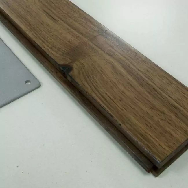 Штучный паркет Magestik floor Под Лаком С Фасками Орех американский Натур (Гладкая) 420х70 мм. (05067-0004)