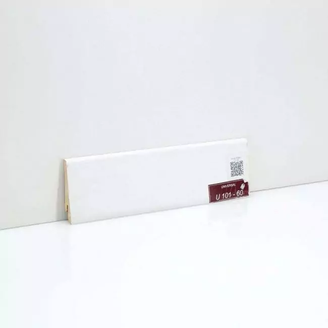 Плинтус напольный Universal Белый U 101-60 (10-017-00004)