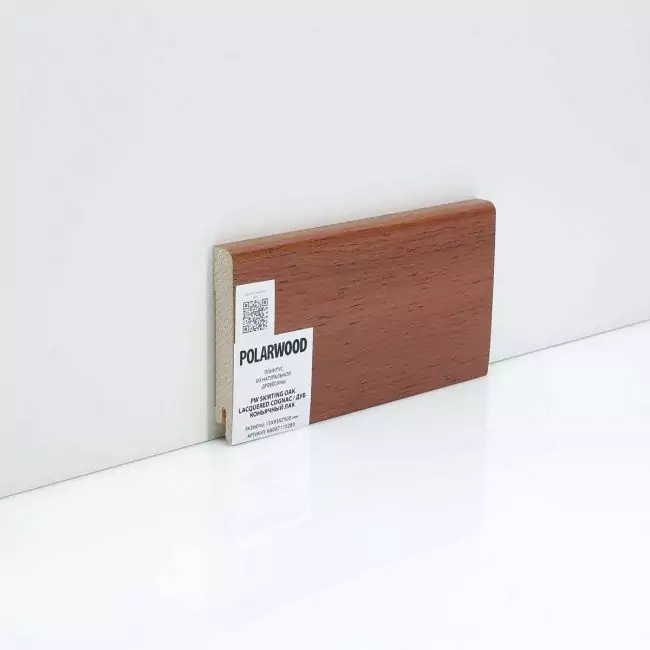 Плинтус напольный  Дуб Коньячный Лак 15х95мм (10-010-04426)