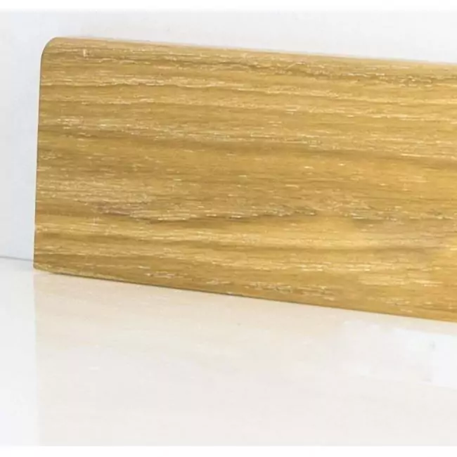 Плинтус напольный  Дуб Затертый Шпонированный Прямой 80х18 (10-100-00783)