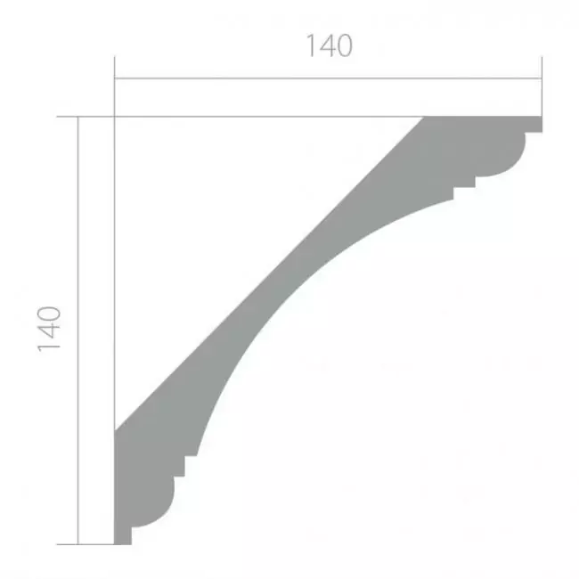 Плинтус напольный  Cr 003 Карниз (10-100-01208)