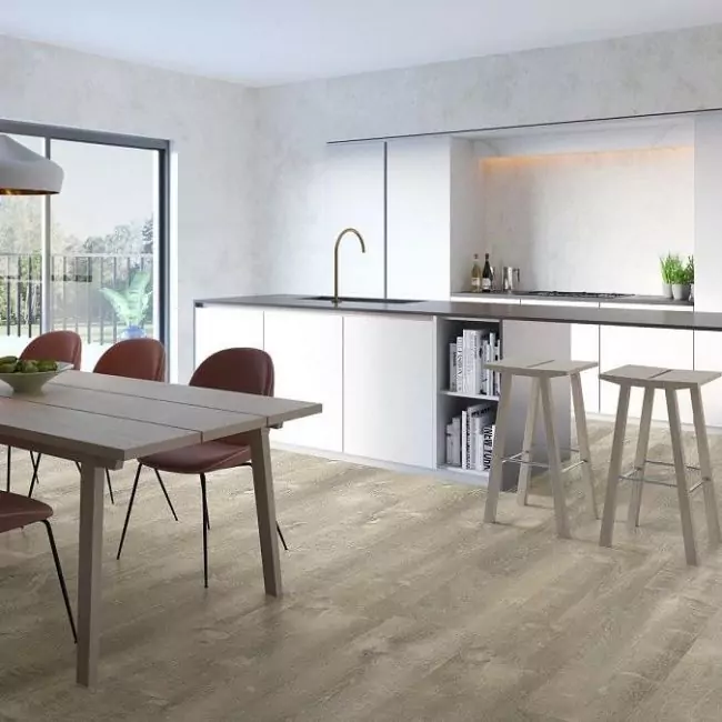 Виниловый ламинат Optimum Modern Plank Click Дуб Речной Серый Темный (V3131-40086)