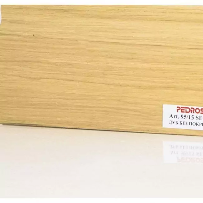 Плинтус напольный  Дуб Seg100 Без Покрытия (10-100-00691)