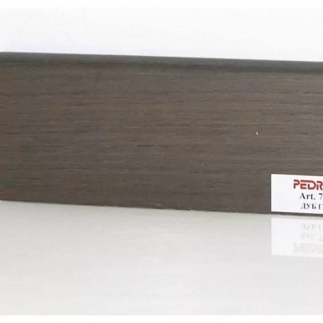 Плинтус напольный  Дуб Грей Шпонированный Прямой 70х15 (10-100-00740)