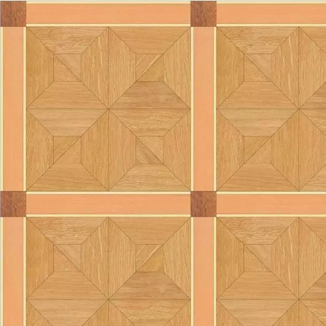 Щитовой художественный паркет  (26-010-492)