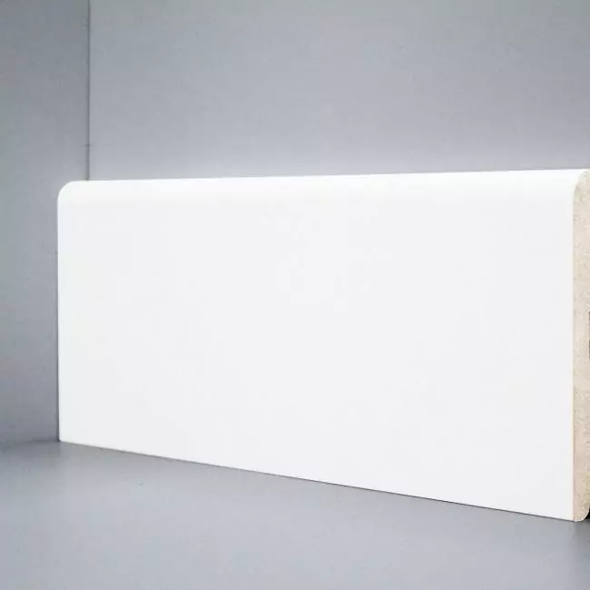 Плинтус напольный White Art Плинтус Белый. Под Покраску. Крепление На Клей W 0 (10-017-20000)