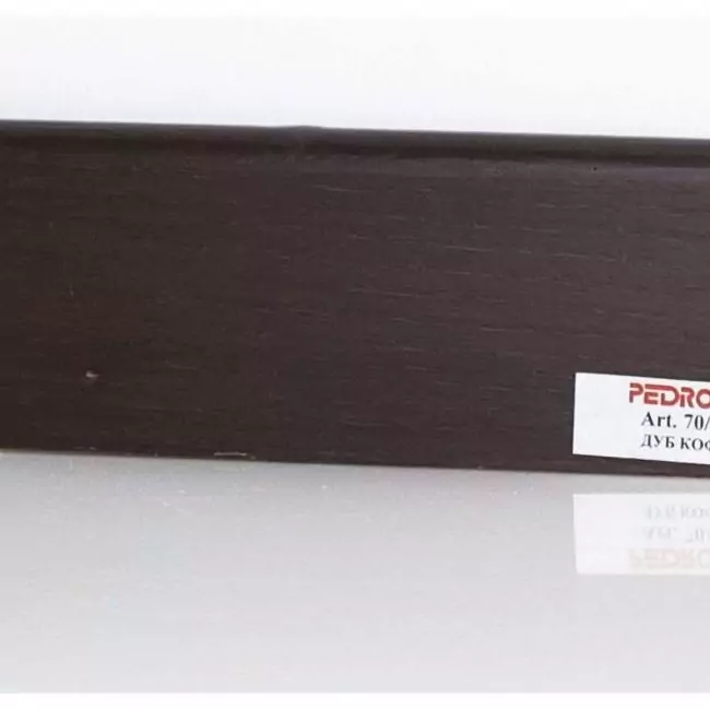 Плинтус напольный  Дуб Кофе Шпонированный Прямой 70х15 (10-100-00742)