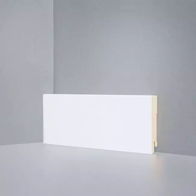 Плинтус напольный White Art Плинтус Белый. Под Покраску W 06-80 (10-017-00003)