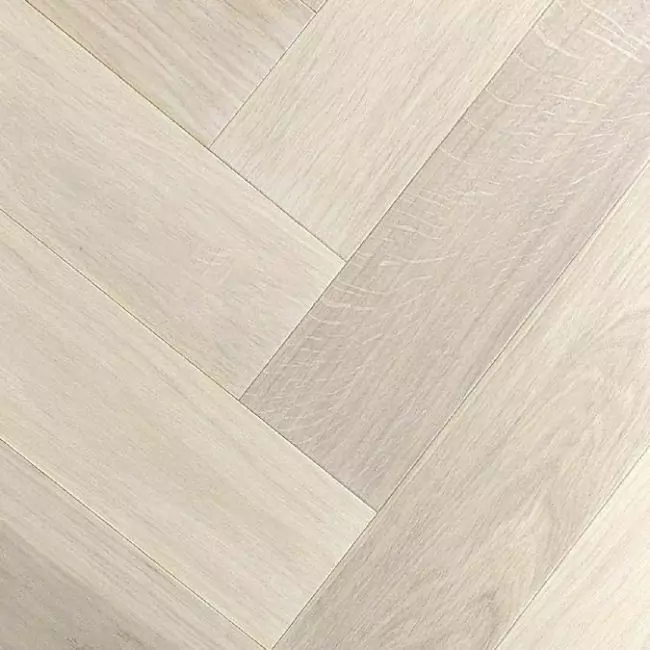 Паркет Ёлка  Дуб Жемчужный (10-009-09376)