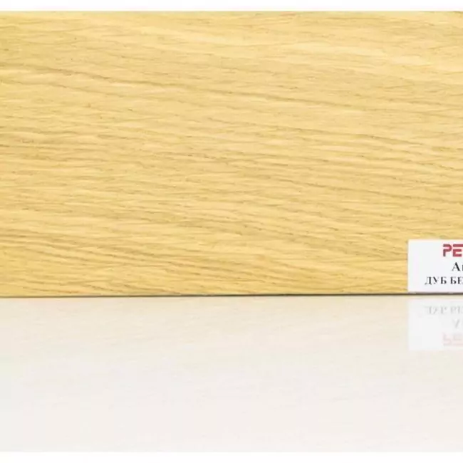 Плинтус напольный  Дуб Без Покрытия Шпонированный Прямой 95х15 (10-100-00793)