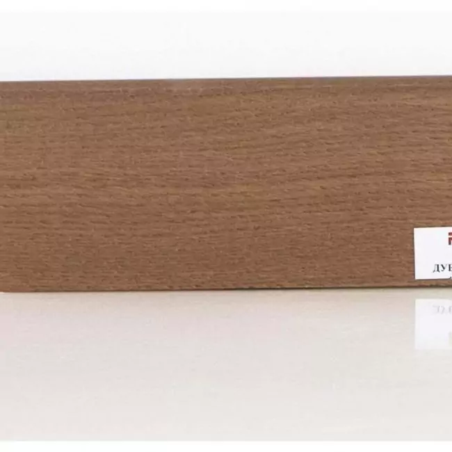 Плинтус напольный  Дуб Сан-антонио Шпонированный Прямой 70х15 (10-100-00750)