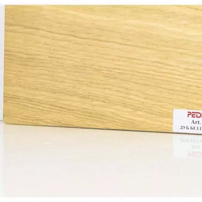 Плинтус напольный  Дуб Без Покрытия Шпонированный Прямой 95х15 (10-100-00793)