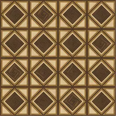 Щитовой художественный паркет  (26-010-089)