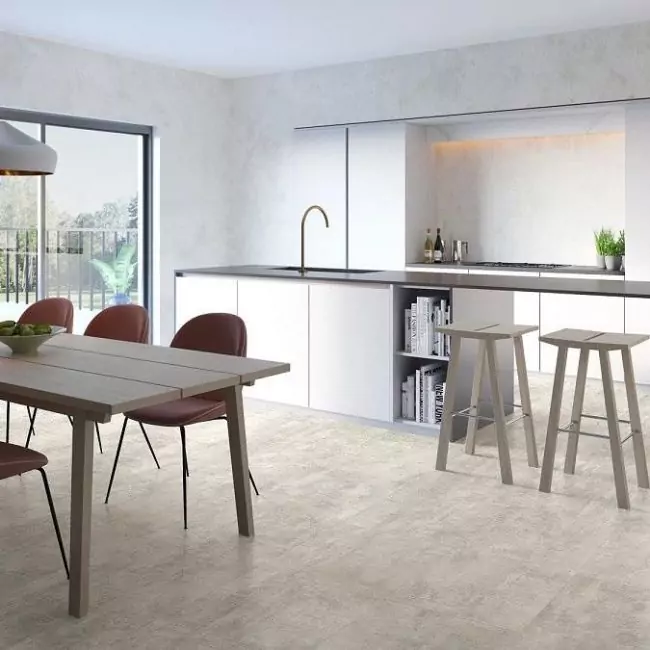 Виниловый ламинат Optimum Tile Glue Травертин Светло-Серый (V3218-40047)