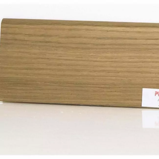 Плинтус напольный  Дуб Дым Шпонированный Прямой Со Скосом 80х16 (10-100-00846)