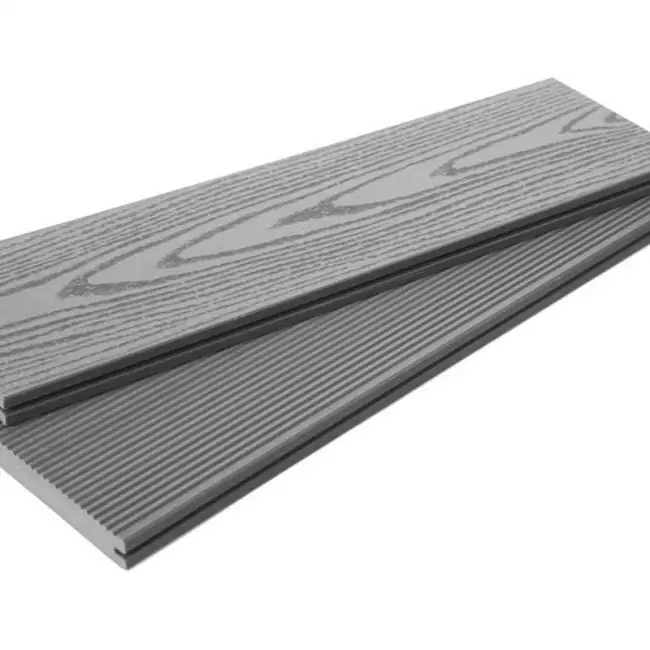 Террасная доска Tehno Серый Полнотелая (10-009-01536) Террасная доска Tehno Серый Полнотелая (10-009-01536)