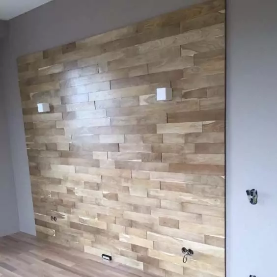 Мозаика и 3D панели из дерева Assa 1012 Панели Натуральный Дуб Разноширинка (12-011-00009)