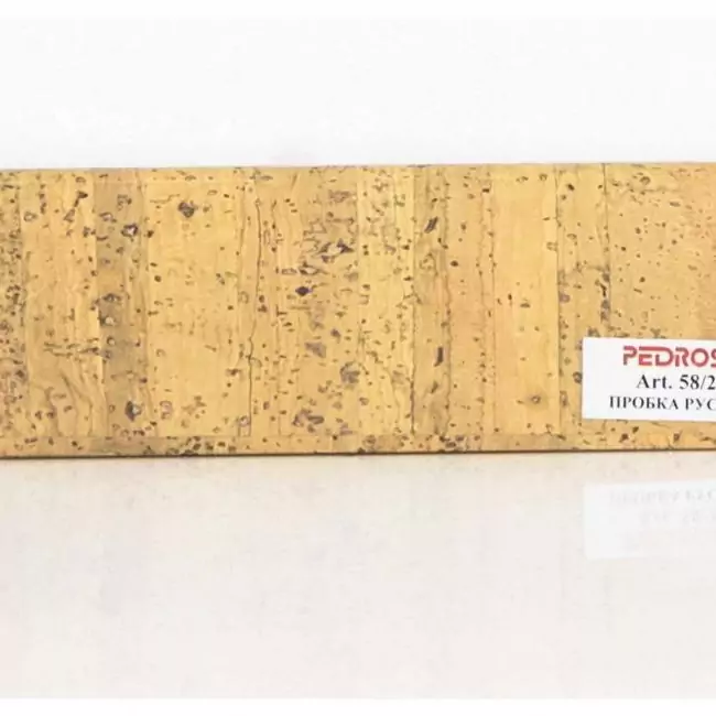 Плинтус напольный  Пробка Рустик Шпонированный Прямой Со Скосом 58х20 (10-100-00820)