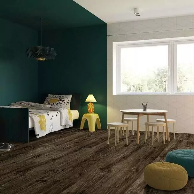 Виниловый ламинат Optimum Modern Plank Click Дуб Сити Черный (V3131-40091)