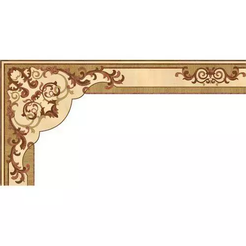 Художественный паркет  Паркетный Бордюр (26-011-087)