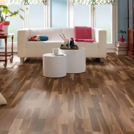 Штучный паркет Magestik floor Без Покрытия Орех американский Натур (Гладкая) 420х70 мм. (05067-0003)