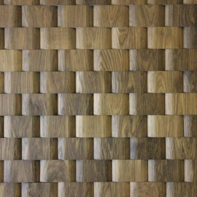 Мозаика и 3D панели из дерева Assa 1001 Плетенка Табачная (12-011-00001)