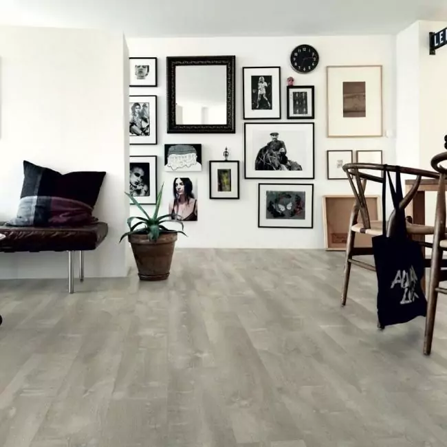 Виниловый ламинат Optimum Modern Plank Click Дуб Речной Серый (V3131-40084)