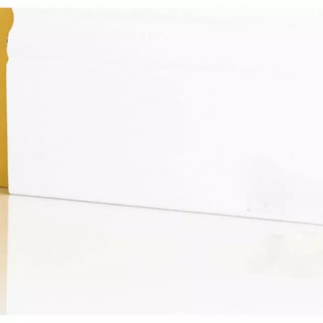 Плинтус напольный  White Белый Mdf5535 100х18 (10-100-00717)