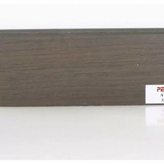 Плинтус напольный  Дуб Грей Шпонированный Прямой 70х15 (10-100-00740)