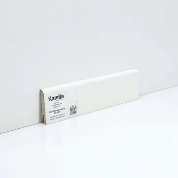 Плинтус напольный  Дуб Milk White Ral9010 (10-010-01452)