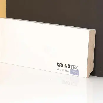 Плинтус напольный  Ktex F Белый (10-010-01892)