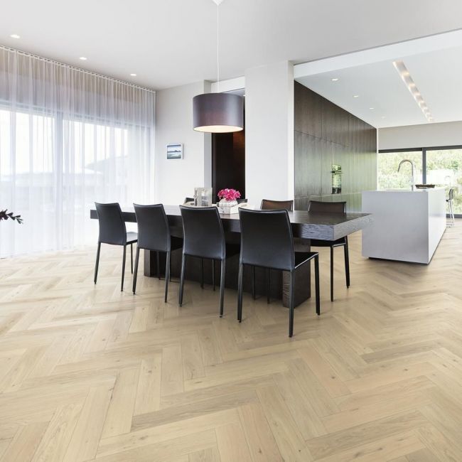 Паркет Ёлка Master Английская Елка Дуб Cd Белое Масло (левая) (111PCDEKFVKE06L)