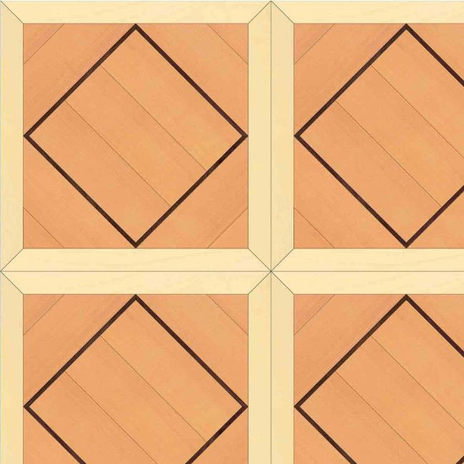 Щитовой художественный паркет  (26-010-495)