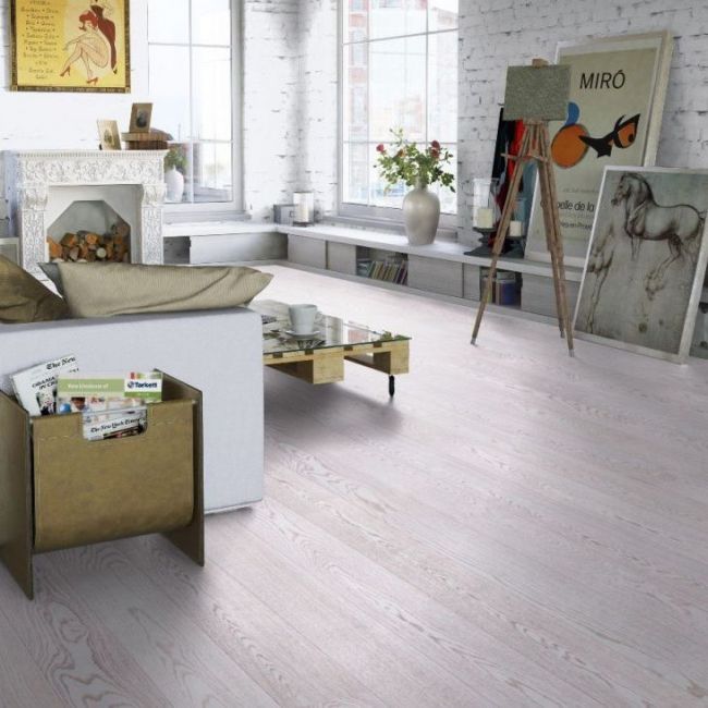 Паркетная доска Tango Art Белая Москва (31-002-00107)