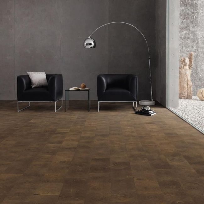 Паркетная доска 4000 Series Top Connect Дуб Селектив Антик Коричневый (торцевой Распил) (539076)