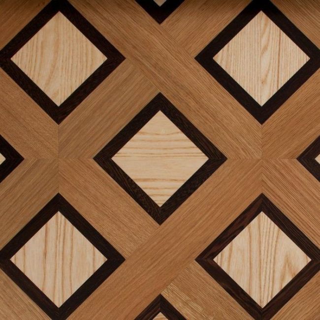 Штучный паркет Романовский  Без Покрытия С Фаской Дуб Радиал (Гладкая) 450х90х15 мм. Без Покрытия (05091-0154)