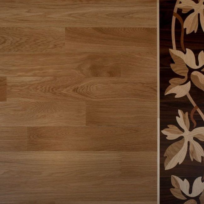 Штучный паркет Романовский Люкс  Дуб Натур (Гладкая) 350х70х15 мм. (05091-0080)