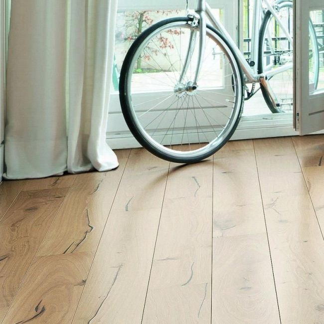 Паркетная доска 1-полосная 2500 Series Top Connect Дуб Пуро Белый Алабама Браш 2v (537549)