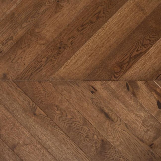 Паркет Ёлка  Дуб Орех Елка 120мм Натур (41-002-30003)