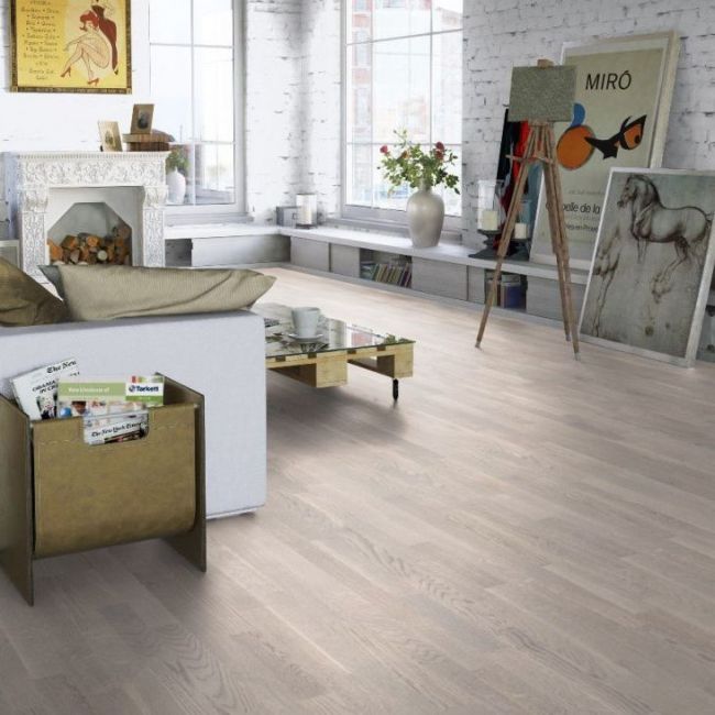 Паркетная доска Salsa Дуб Нордик Белый (31-002-00012)