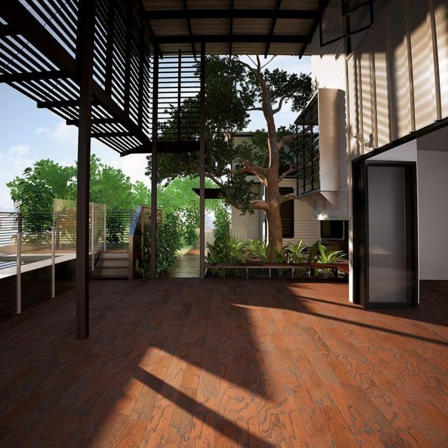 Паркетная доска Handscraped Вяз Elm Brown (13-002-00035)